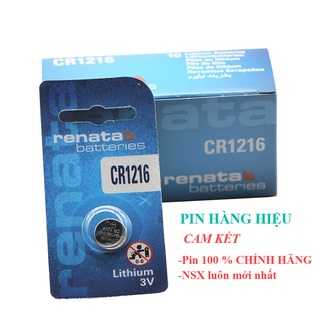 Pin nút thụy sỹ renata cr1216 3v made in swiss