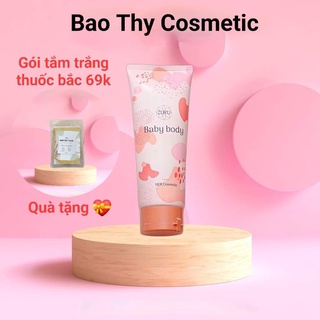 Kem body dưỡng trắng da dưỡng ẩm chống lão hóa toàn thân baby body zuyu 250ml