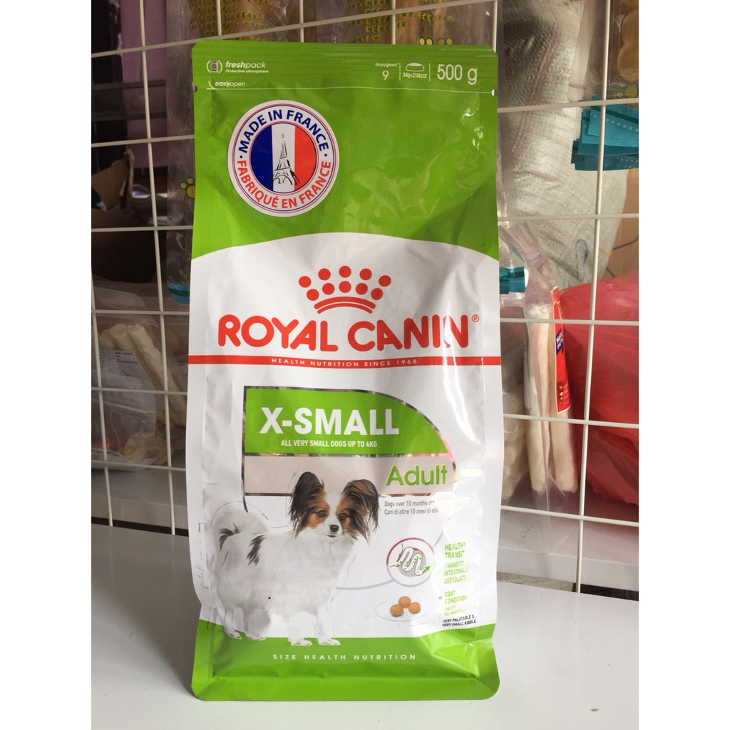 Thức Ăn Cho Chó Trưởng Thành Giống Nhỏ 500g - Royal Canin Shn Xsmall Adult 500g