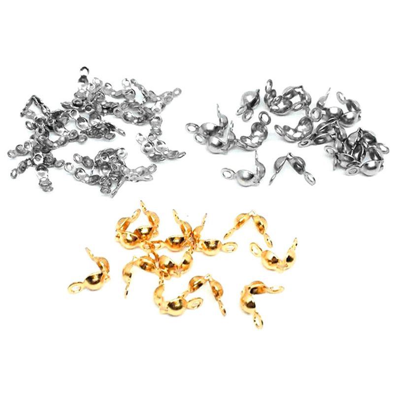 Bộ 100 Khóa Cài Đôi Bằng Thép Không Gỉ 304 Dùng Làm Trang Sức DIY