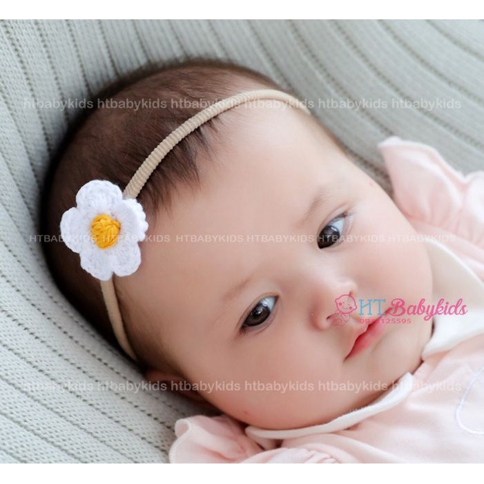 Băng Đô Cho Bé - Turban Công Chúa Cho Bé Gái Sơ Sinh