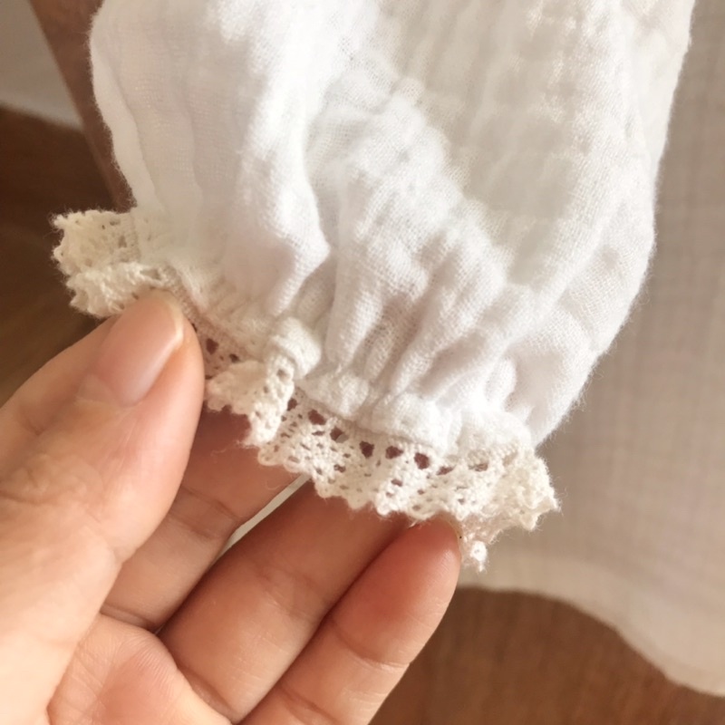 Áo baby doll xô muslin cho bé