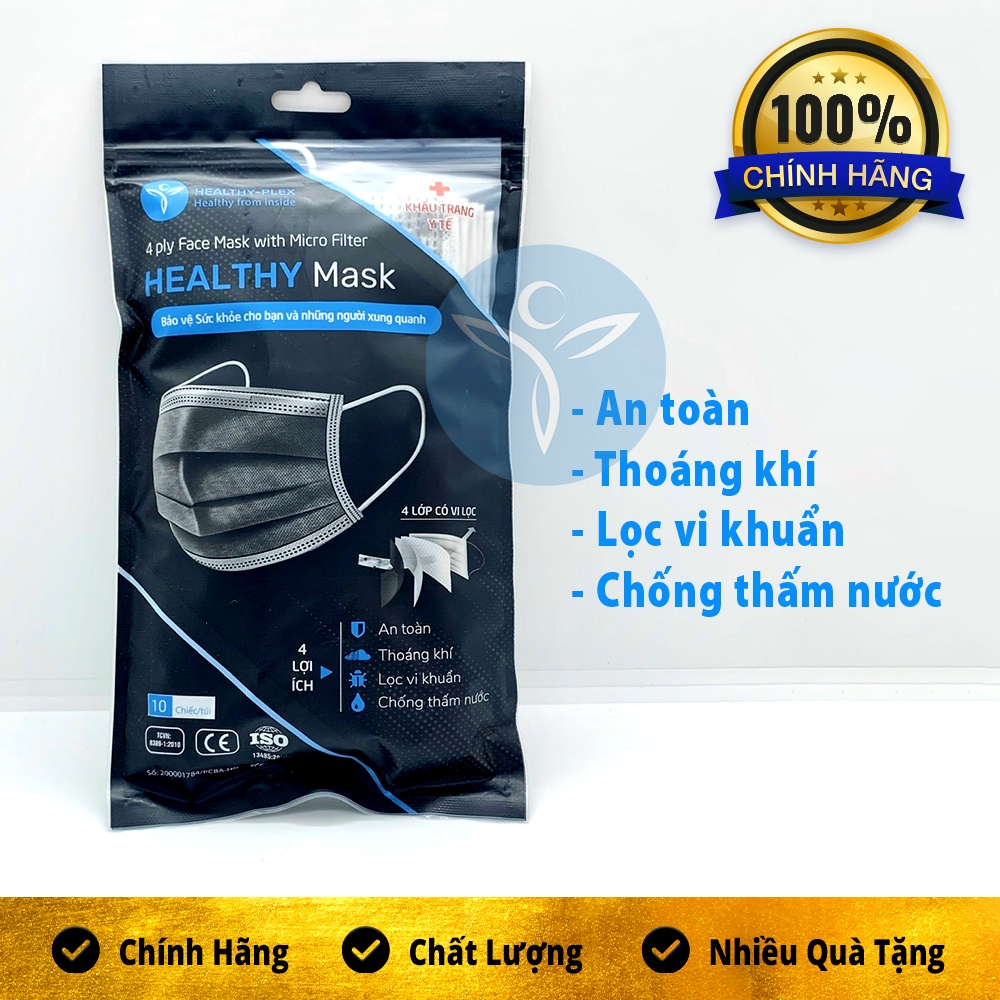 Khẩu trang HEALTHY MASK 4 lớp - Thiết bị y tế loại A