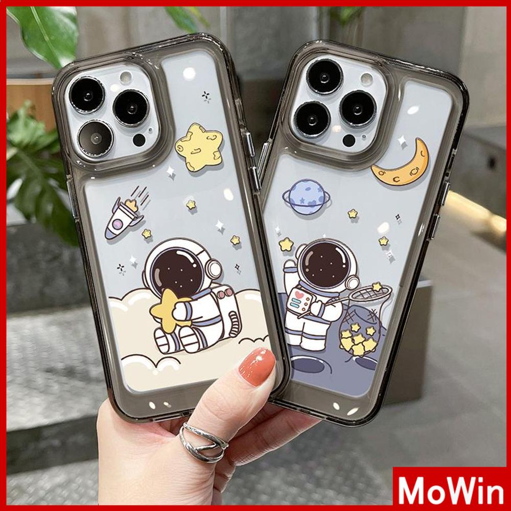 Ốp điện thoại acrylic HD in phi hành gia thích hợp cho iPhone 14 Pro Max 13 Pro Max 12 Pro Max 11 Pro Max xr xs max