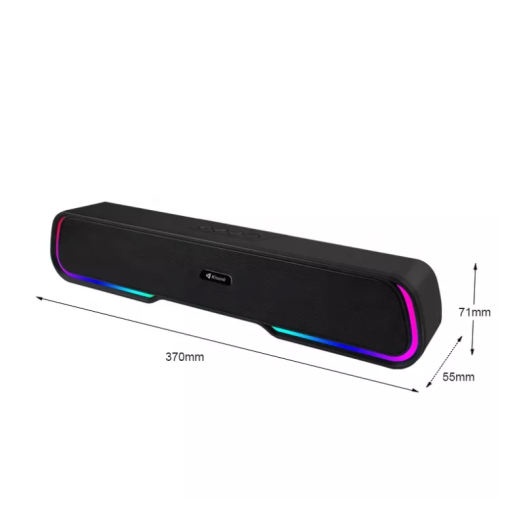 Loa Bluetooth Soundbar Kisonli LED-913 led RGB - tích hợp 2 BASS cực mạnh (nhiều màu)