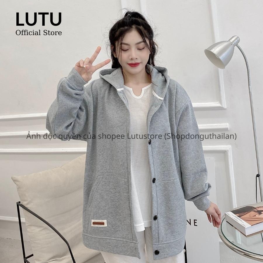 Áo Khoác Hoodie Unisex Nam Nữ Cài Cúc Chất Nỉ Bông Dày Dặn Form Rộng Oversize | BigBuy360 - bigbuy360.vn