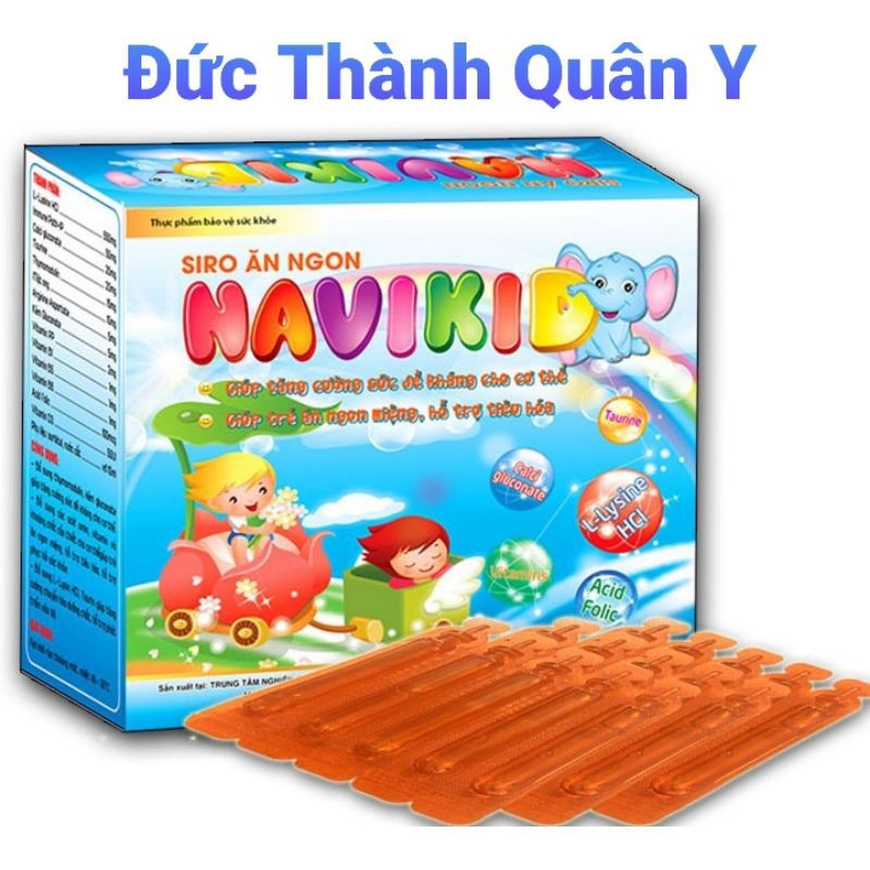 Siro Ăn Ngon Navikid HVQY - Hộp 20 Ống