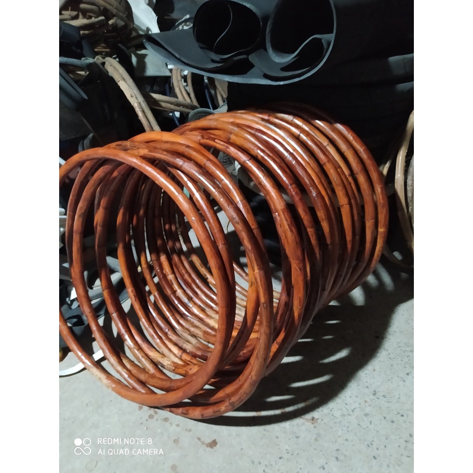 Vòng lắc mây trần sơn màu nặng 1.3kg massage giảm eo giảm cân nhanh