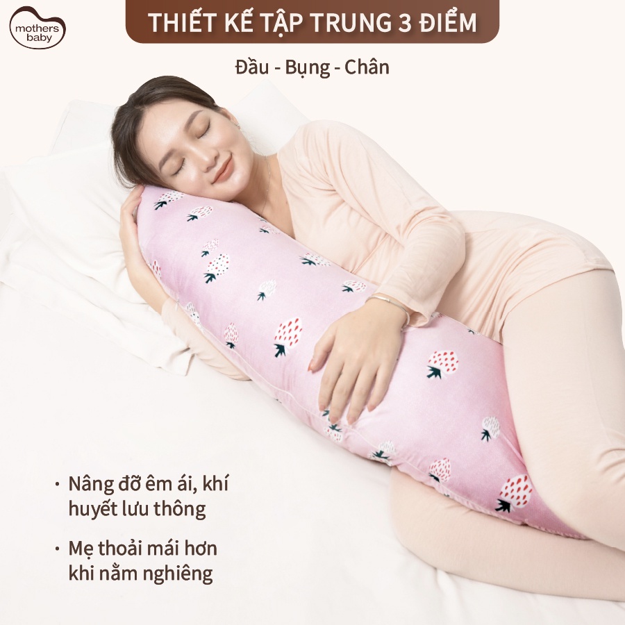 Gối Bầu Đa Năng Cho Mẹ Bầu Và Sau Sinh Thương Hiệu Mothersbaby Hàn Quốc