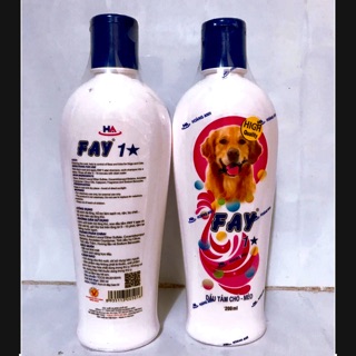 Sữa tắm diệt ve ghẻ, bọ chét, dưỡng lông, thơm lâu cho chó mèo -Fay 1 sao 200ml