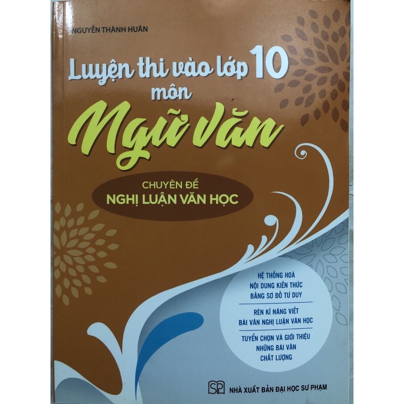 Sách - Luyện thi vào lớp 10 môn Ngữ Văn Chuyên đề: Nghị luận Văn học