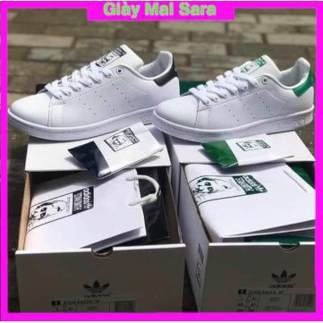 Giày thể thao, giày sneaker STAN SMITH trắng gót xanh/ gót đen full size 36-43/MAI SARA