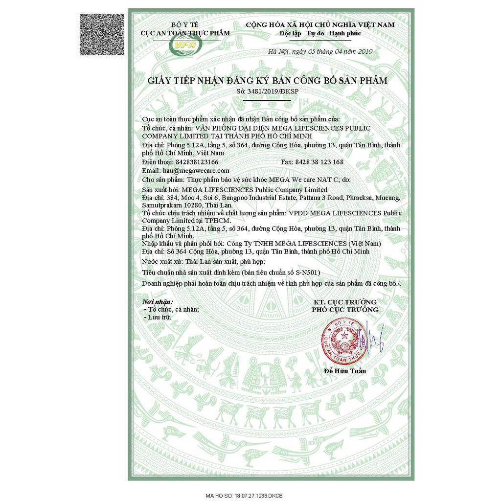 Mega We Care Nat C 1000 | Thế Giới Skin Care