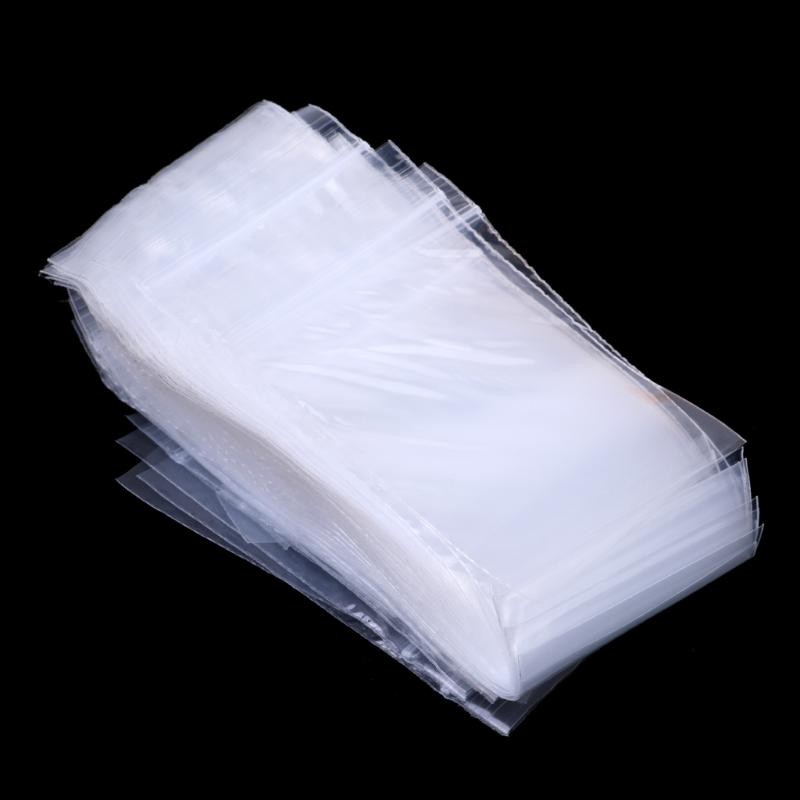 100 Túi zip trong suốt tiện lợi 4cmx6cm