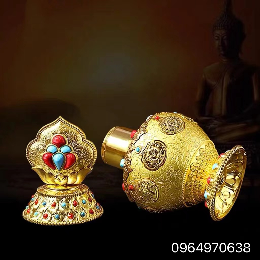 BẢO BÌNH 8 CÁT TƯỜNG ĐỈNH NGỌC MANI HK AZ - 20CM