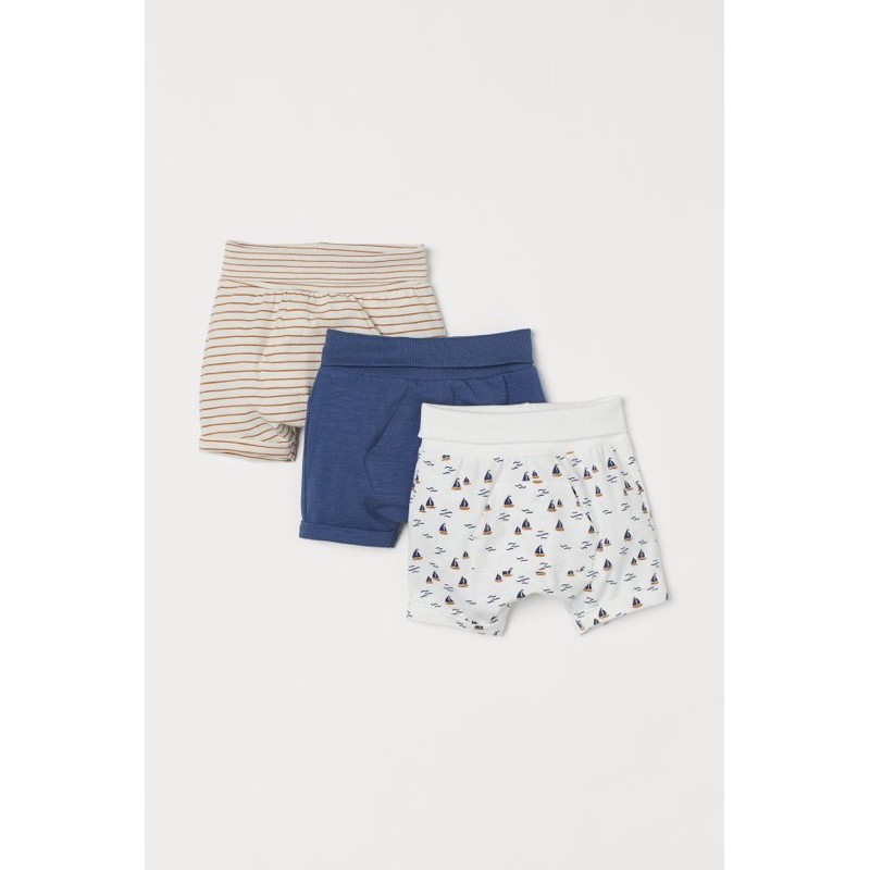 Set 3 quần sơ sinh HM auth