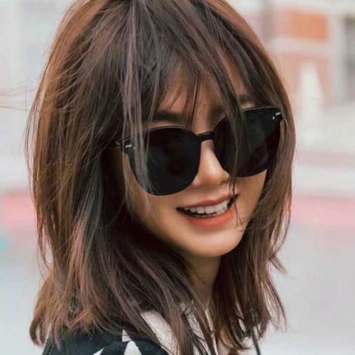 Kính Mát Phân Cực Mặt Tròn Phong Cách Hàn Quốc Thời Trang Cho Nam Và Nữ