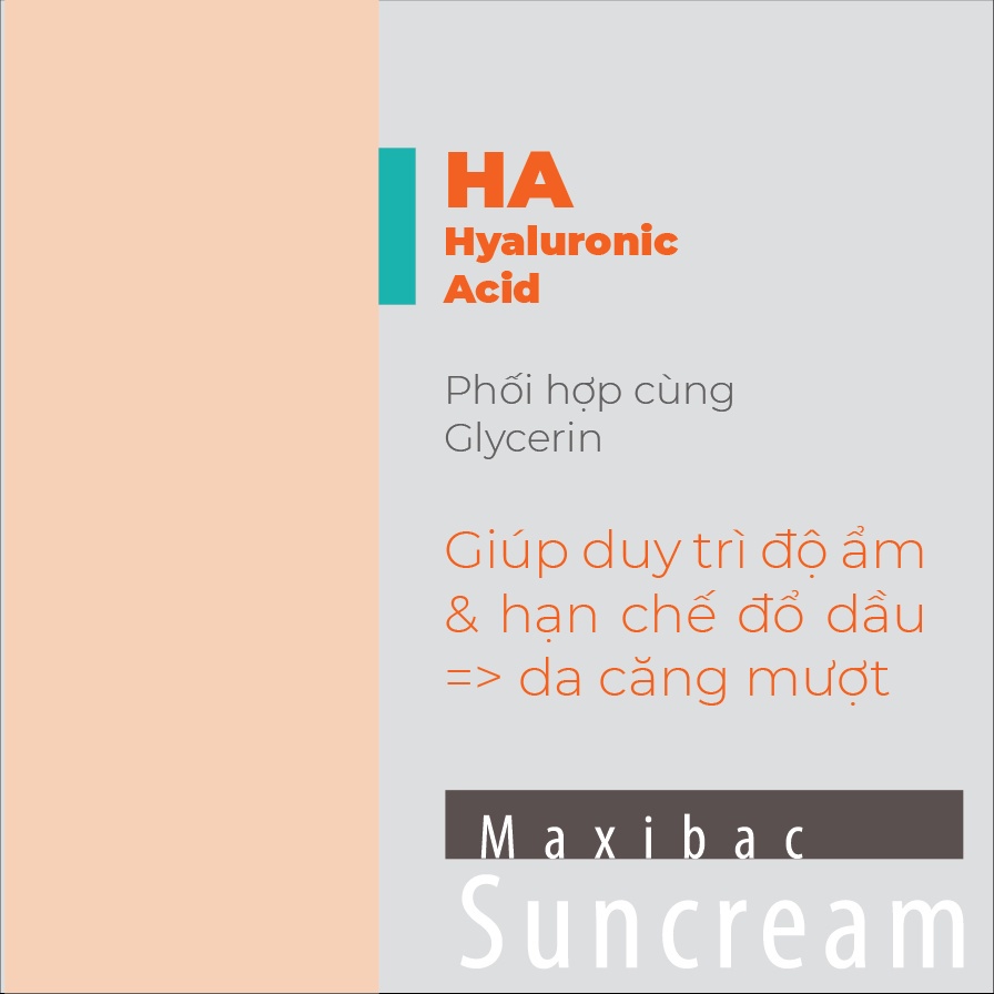 Kem chống nắng chống tia UV Maxibac tuýp 40ml
