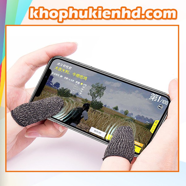 Bộ Bao 2 Ngón Tay Chuyên Dùng Chơi Game Chống Mồ Hôi Tay Bằng Sợi Carbon