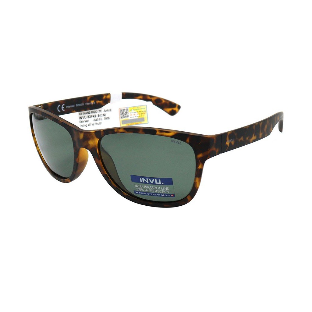 Kính mát Invu B2942 chính hãng, thiết kế dễ đeo bảo vệ mắt