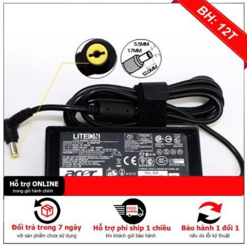 BH12TH Sạc Laptop Acer 19V-3.42A Chính Hãng