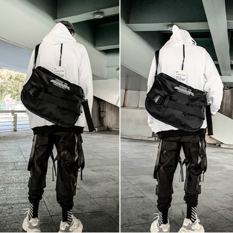 Big Capacity Nylon Ulzzang Korean Fashion Men tote &amp;Sling &amp; Shoulder &amp; Crossbody &amp; Messager Bag Birthday gift