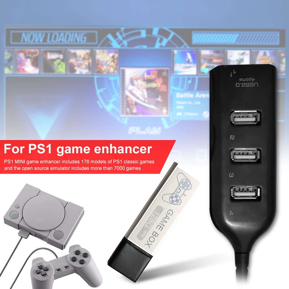 Cổng tích hợp 7000 game cho máy chơi PS1 thiết kế chuyên dụng