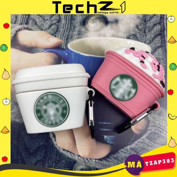 Ốp Airpods 1/2/3/Pro Starbucks Coffee, Case Airpods 1/2/3/Pro cực chất - Mã TZAP383