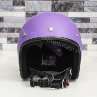 Mũ bảo hiểm 3/4 andes 111 nhám
