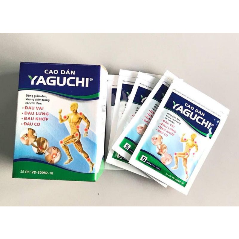 Cao dán thảo dược YAGUCHI giảm đau cơ, khớp
