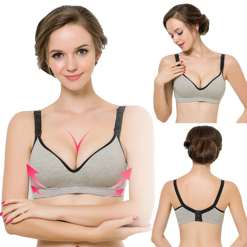 FREESHIP ĐƠN 99K_ Maternity Nursing Bra Push Up Breast Feeding Bra For Pregnant Underwear