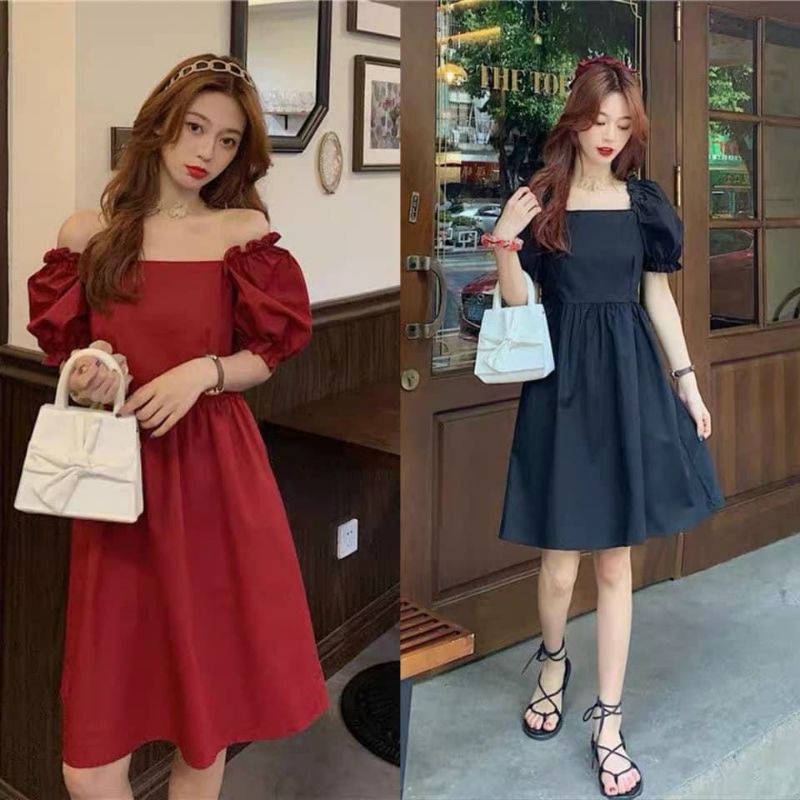 Đầm Babydoll phối cườm Bigsize 60_90 ký, thời trang nữ dành cho khách ngoại cỡ