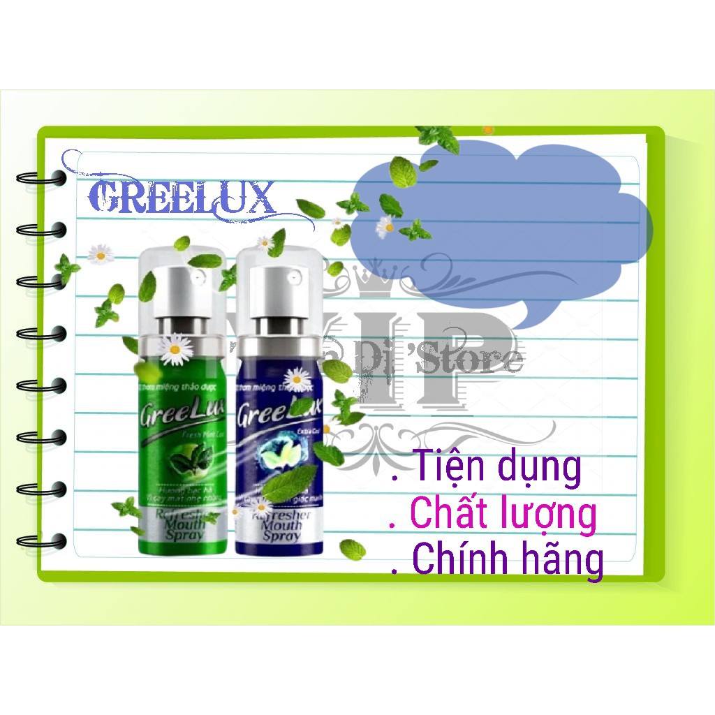 Greelux - Xịt Thơm Miệng Thảo Dược Greelux 12ml - Dược Hoa Linh