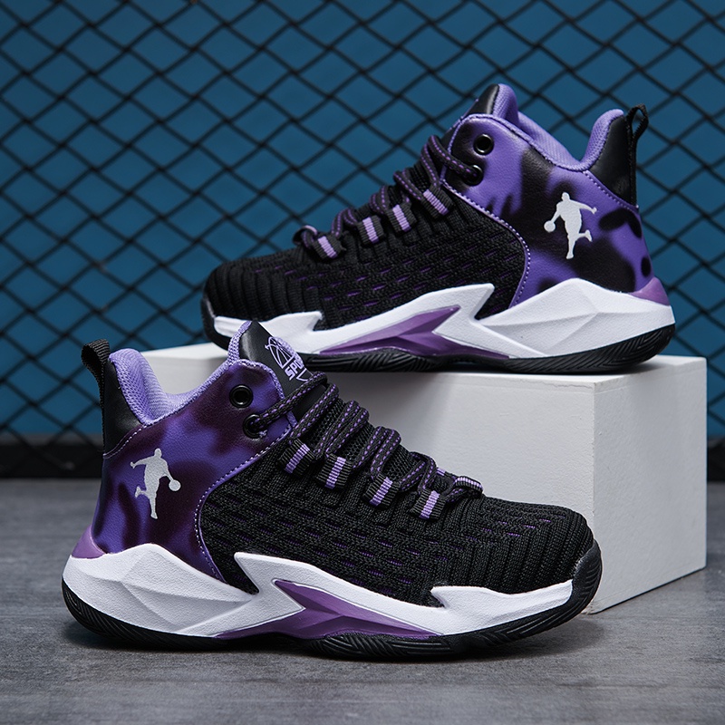 Giày Thể Thao Chơi Bóng Rổ Thoáng Khí Thoải Mái Cho Bé