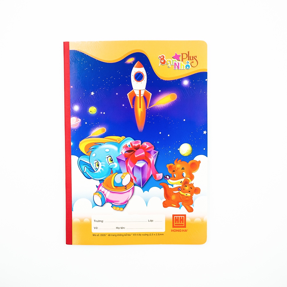 Vở ô Ly 48 trang Hồng Hà School Bạn Nhỏ 0509