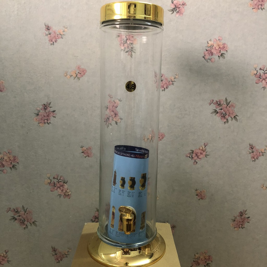 BÌNH THỦY TINH VÀ HŨ THỦY TINH NGÂM RƯỢU HS 4.8L- THỦY TINH BẮC HẢI