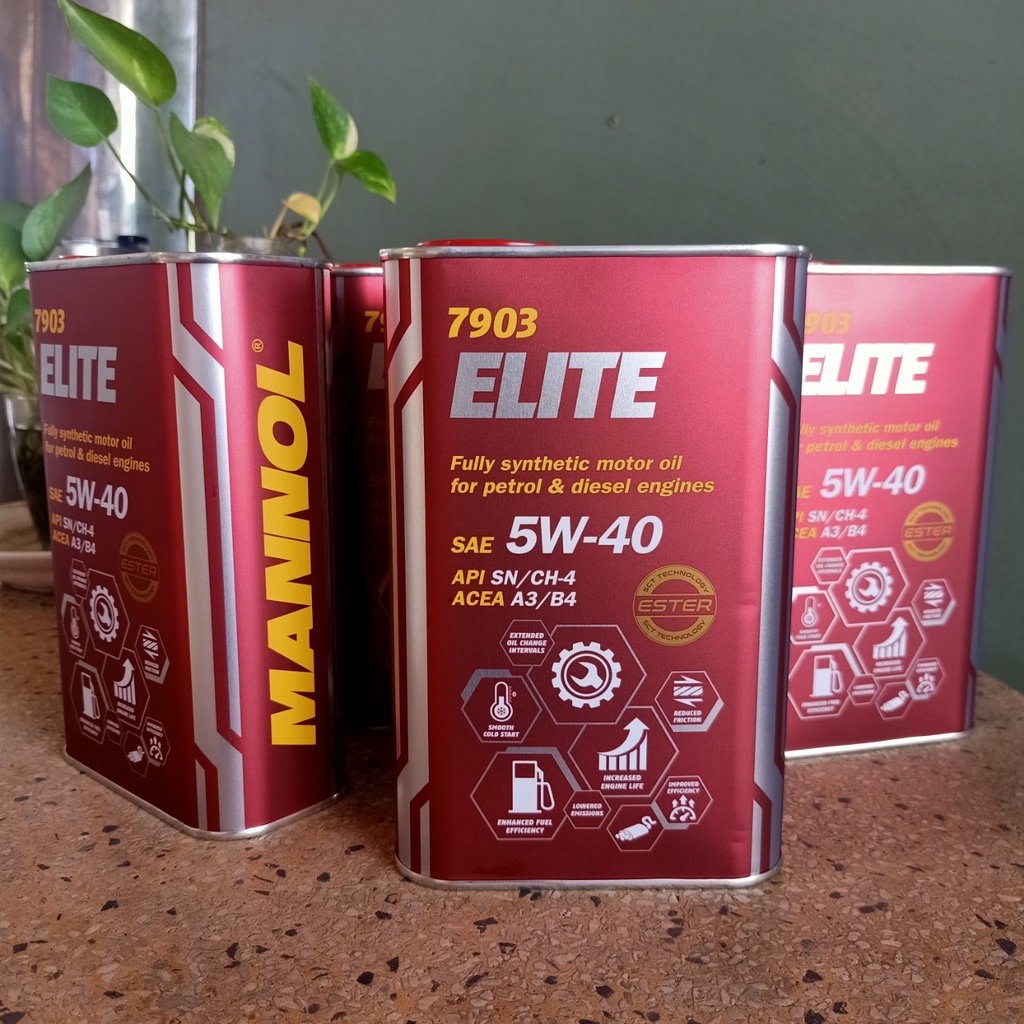 NHỚT TAY GA CAO CẤP CHÍNH HÃNG ĐỨC MANNOL ELITE 7903 SAE 5W40 ESTER