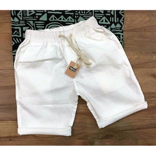 Quần short kaki nam nữ chất co giãn, mềm mịn