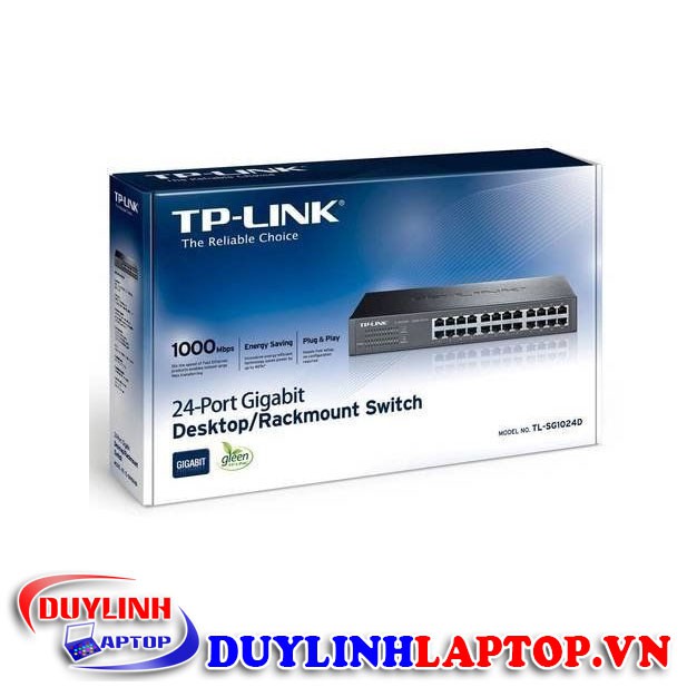 Bộ chia tín hiệu mạng 24 cổng chuẩn Gigabit chính hãng TP-Link TL-SG1024 - Switch TP-Link 24 cổng chất lượng cao