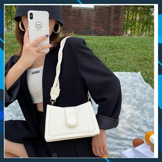 Túi đeo vai ❤️freeship❤️ túi kẹp nách nữ thời trang kéo khóa miệng size 22 chuẩn đẹp