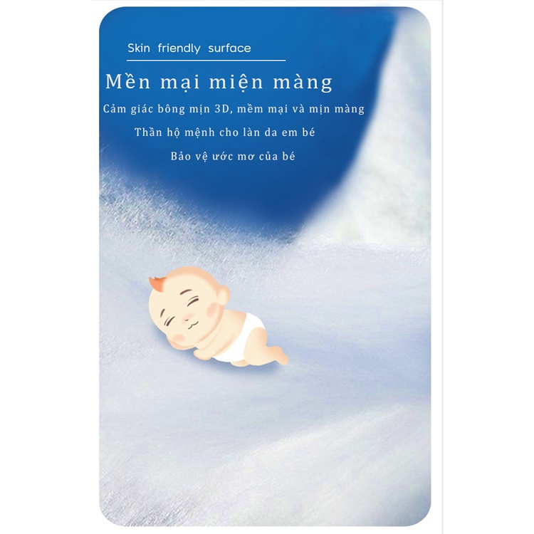 Bỉm Tã Dán YiYing Tả Sơ Sinh Cho Bé Trẻ Em Size S58/M48/L40 Newborn Nội Địa tã bỉm quần dán sơ sinh tã em be