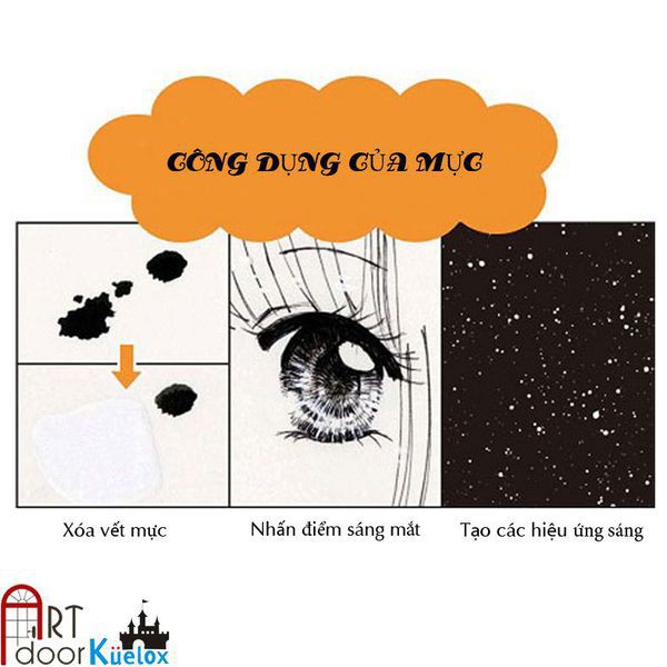 [ARTDOOR] Bút Sắt hoặc Mực Vẽ truyện tranh KUELOX Skyists