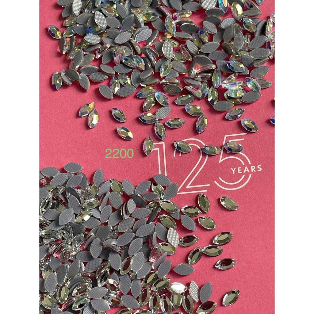 Đá YHB 2200 3x6mm trắng/AB (288v/túi)