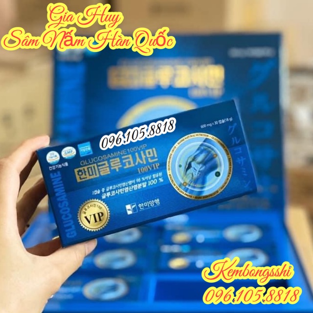 Viên Uống Bổ Khớp Glucosamin V.I.P Hàn Quốc, Hộp 180V