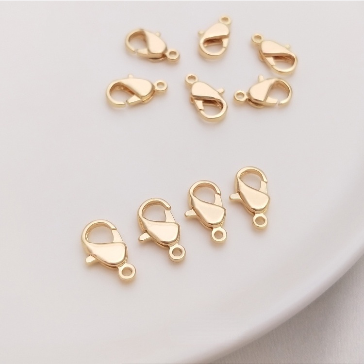 Khóa Cài Màu Vàng 14K 912 Nhập Khẩu Hàn Quốc Dùng Làm Vòng Tay DIY