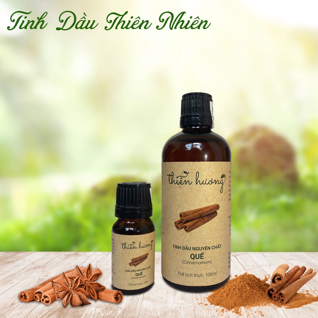 Tinh dầu Quế Thiên Hương nguyên chất có kiểm định 10ml, 100ml
