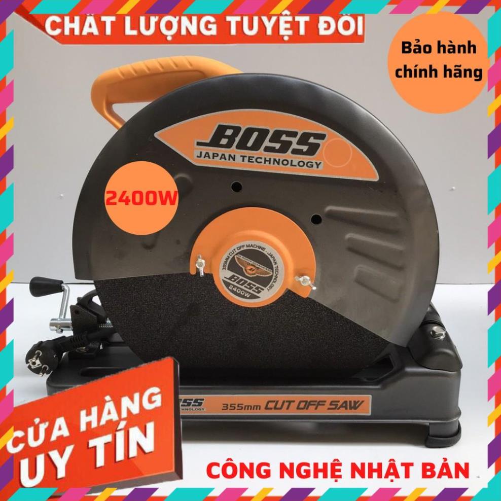 Hàng Có Sẵn Máy Cắt Sắt Bàn Boss 2400w Đĩa 355mm, Bảo Hành 6 Tháng, Cam Kết Chính Hãng, Tặng Lưỡi Cắt BO-355