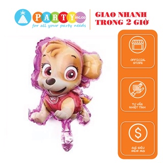 Bong bóng hình chó cứu hộ Size S bhpm15