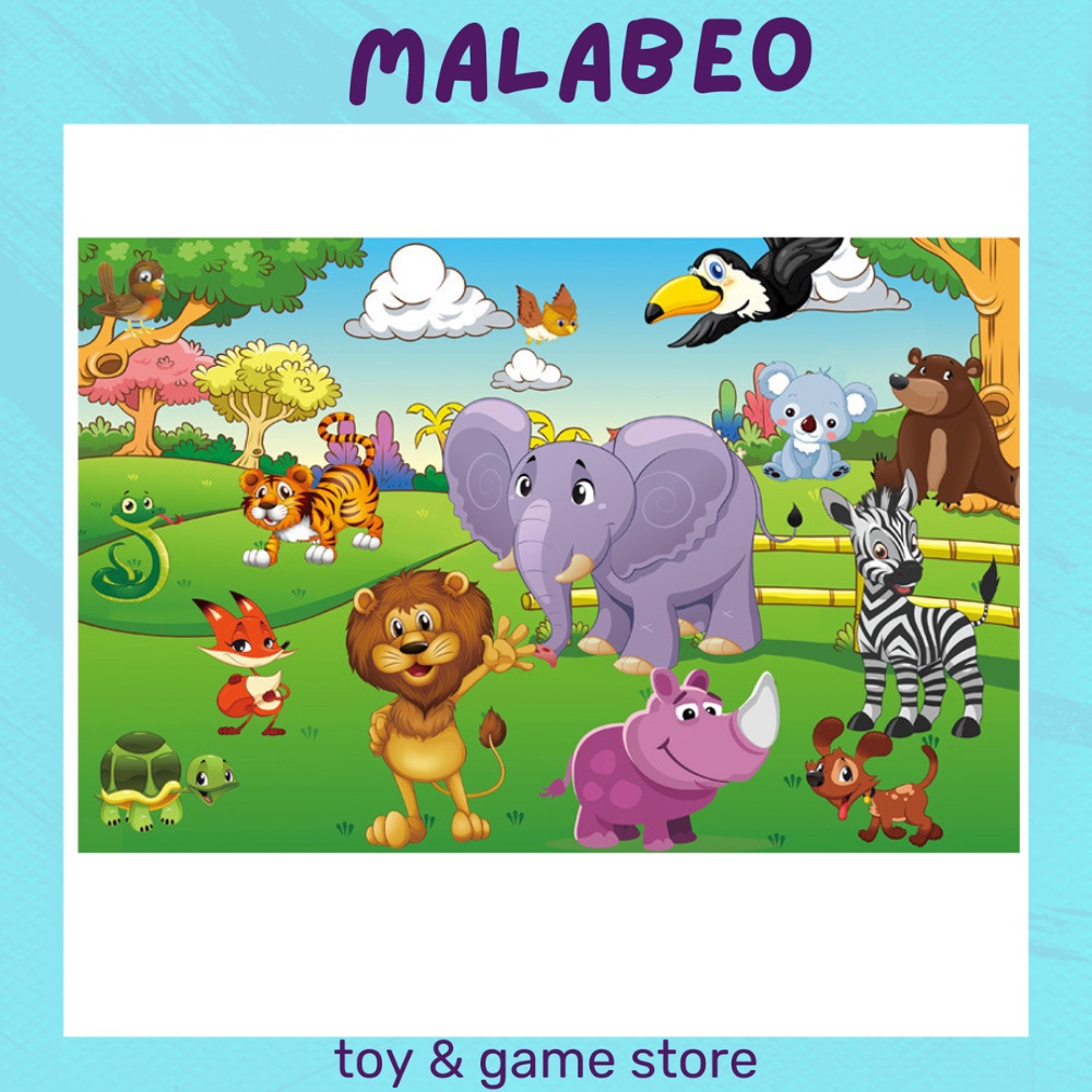 xếp hình cho bé puzzle 30 mảnh nhiều mẫu chất lượng cao MALABEO KIDS, đồ chơi gỗ ghép hình phát triển tư duy