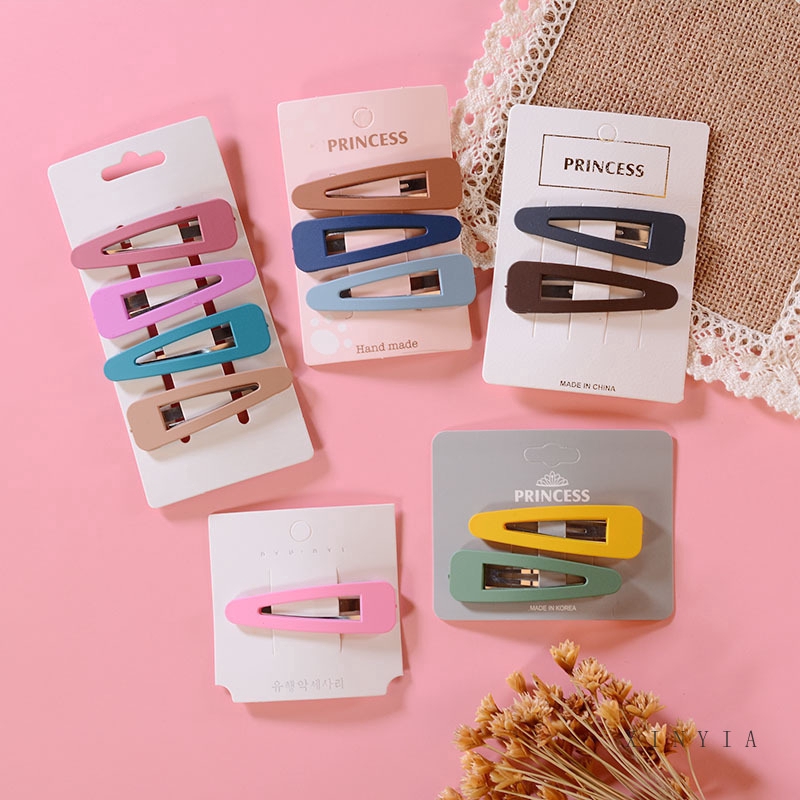 Kẹp tóc BB phong cách Hàn Quốc nhiều màu lựa chọn dễ thương cho nữ